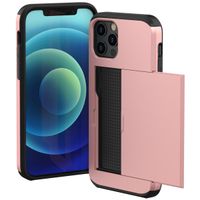 imoshion Coque arrière avec porte-cartes iPhone 12 (Pro) - Rose Dorée