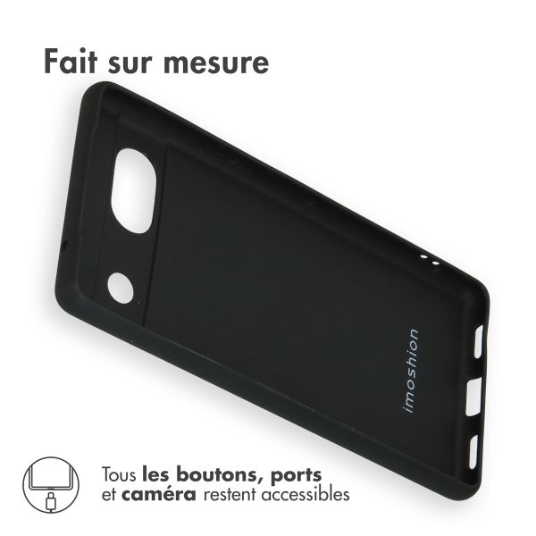 imoshion Coque Couleur Google Pixel 7a - Noir