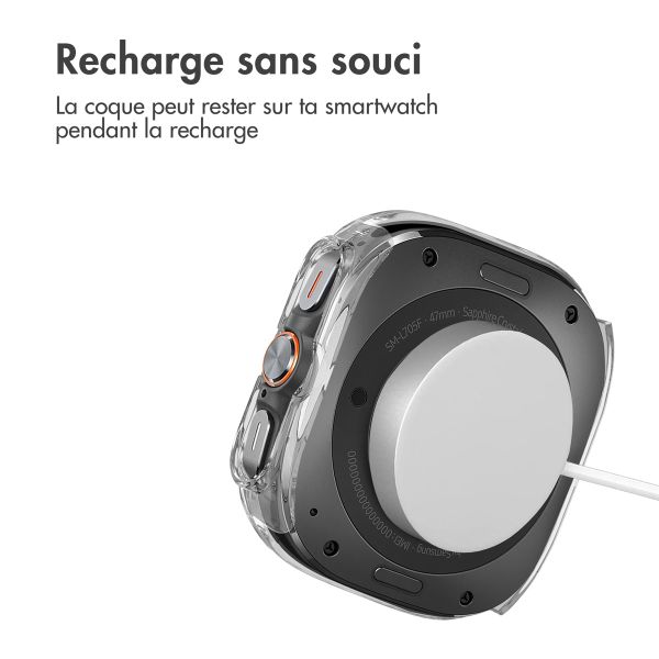 imoshion Coque rigide à couverture complète Samsung Galaxy Watch Ultra (2024/2025) - Transparent