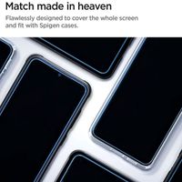 Spigen Protection d'écran en verre trempé GLAStR Fit + Applicator 2-pack Samsung Galaxy S24 Plus / S25 Plus