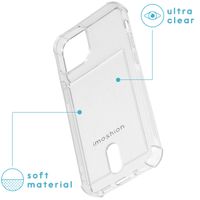 imoshion ﻿Coque silicone avec support de passe iPhone 13 Mini - Transparent