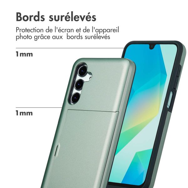 imoshion Coque arrière avec porte-cartes Samsung Galaxy A16 - Vert