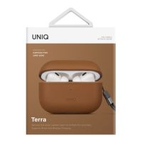 Uniq Coque en cuir véritable Terra Apple AirPods Pro 2 - Toffee Brown