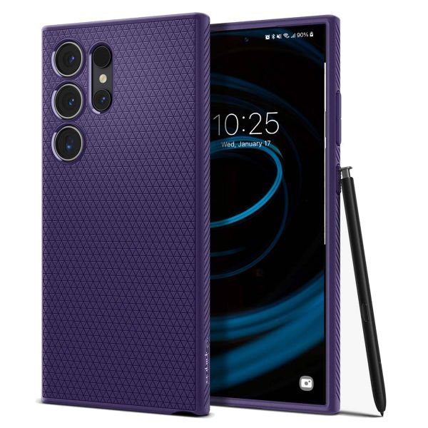 Spigen Coque Liquid Air™ Samsung Galaxy S24 Ultra - Deep Purple