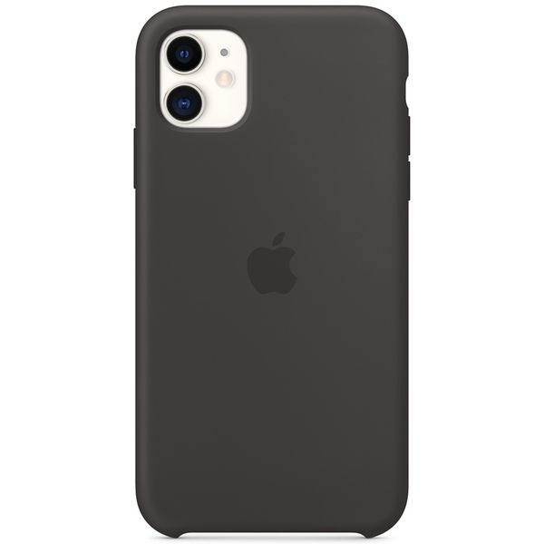 Apple Coque en silicone iPhone 11 - Noir