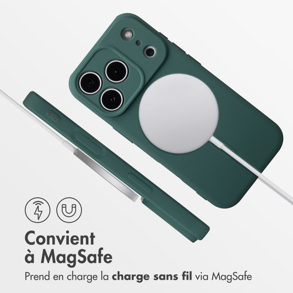 imoshion Coque Couleur avec MagSafe Apple iPhone 17 Pro Max - Vert foncé
