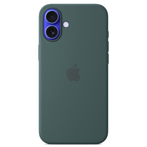 Apple Coque en silicone MagSafe iPhone 16 Plus - Lake Green