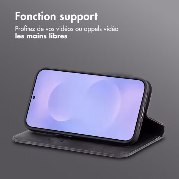 imoshion Étui de téléphone portefeuille Slim Samsung Galaxy S26 - Noir