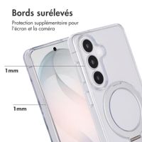 Accezz Coque Ring Stand avec MagSafe Samsung Galaxy S26 - Transparent