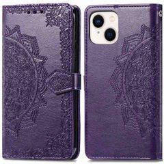 imoshion Etui de téléphone portefeuille Mandala iPhone 15 - Violet