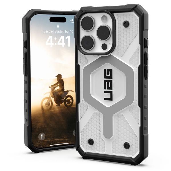 UAG Coque Pathfinder MagSafe iPhone 16 Pro - Ice