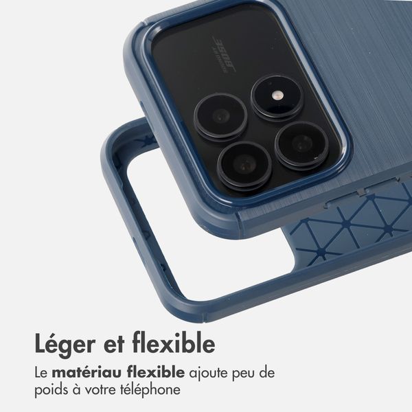 imoshion Coque Brushed Xiaomi Poco F8 Pro - Bleu foncé