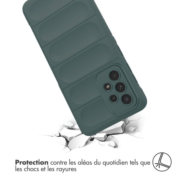 imoshion Coque arrière EasyGrip Samsung Galaxy A33 - Vert foncé