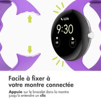 imoshion Bracelet en silicone Google Pixel Watch 3 - 45 mm - Taille S - Violet