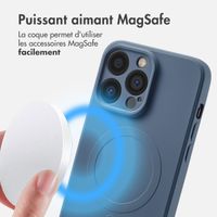 imoshion Coque Couleur avec MagSafe Apple iPhone 14 Pro Max - Bleu foncé