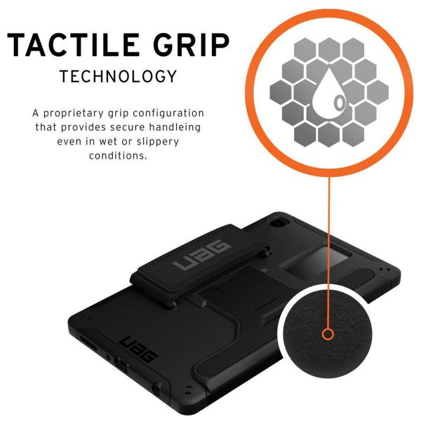 UAG Coque Scout Handstrap Samsung Galaxy Tab A7 Lite - Noir