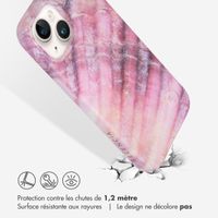 Selencia Aurora Coque Fashion iPhone 14 - ﻿Coque durable - 100 % recyclée - Ocean Shell Purple