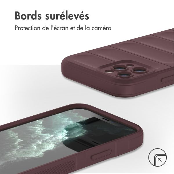 imoshion Coque arrière EasyGrip iPhone 11 Pro - Aubergine