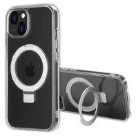 Accezz Coque Ring Stand avec MagSafe iPhone 13 - Transparent