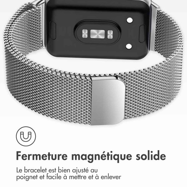imoshion Bracelet magnétique milanais Samsung Galaxy Fit 3 - Argent