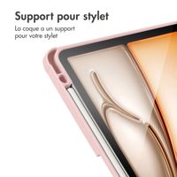 imoshion Coque tablette Origami iPad Air 13 pouces (2025) M3 / (2024) M2 - Rose