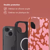 Selencia Coque arrière Vivid avec MagSafe Apple iPhone 14 - Moo’d Blush Pink