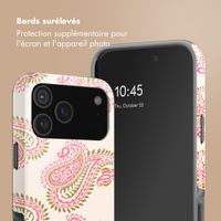 Selencia Coque arrière Vivid Apple iPhone 17 Pro Max - Paisley Blush