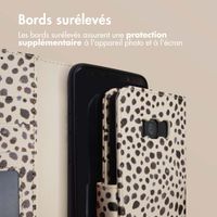 imoshion Étui de télephone portefeuille Design Samsung Galaxy S8 - Black And White Dots