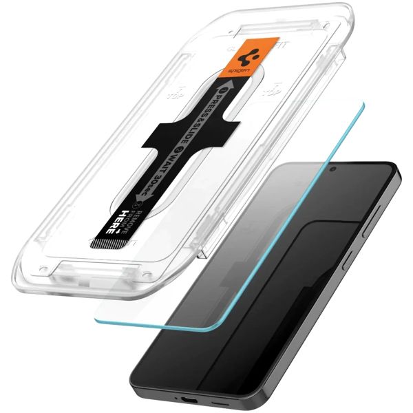 Spigen Protection d'écran en verre trempé GLAStR Fit + Applicator 2-pack Samsung Galaxy S24 Plus / S25 Plus
