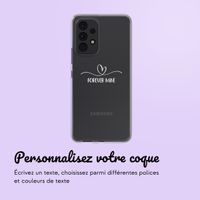 Coque personnalisée avec un cœur élégant Samsung Galaxy A53 - Transparent