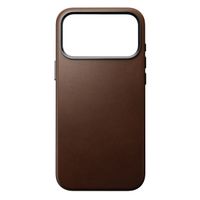Nomad Coque arrière Traditional Leather avec MagSafe Apple iPhone 17 Pro Max - Marron