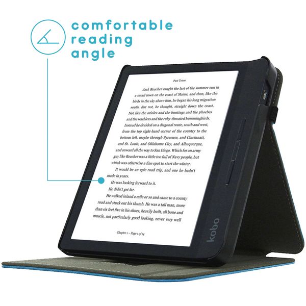 imoshion Étui á rabat Kobo Libra H2O - Bleu clair