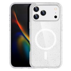 imoshion Coque Pailletée avec MagSafe Apple iPhone 17 Pro - Transparent