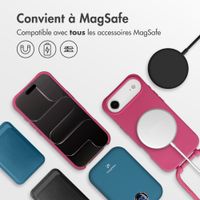 imoshion Coque arrière Color avec cordon amovible et MagSafe Apple iPhone Air - Raspberry
