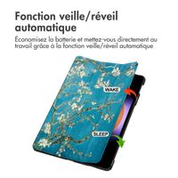 imoshion Coque tablette Design Trifold Xiaomi Pad 6S Pro 12.4 - Green Plant