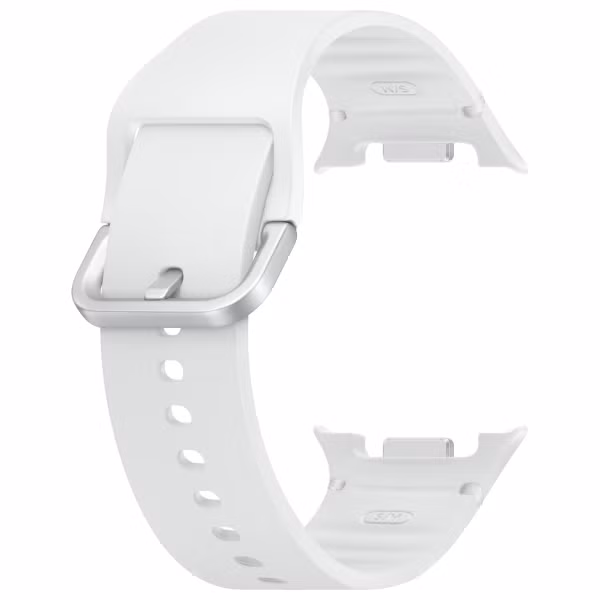 Samsung Bracelet Sport original Samsung Galaxy Watch 8 (40/44mm) / Classic (46mm) - S/M - Blanc