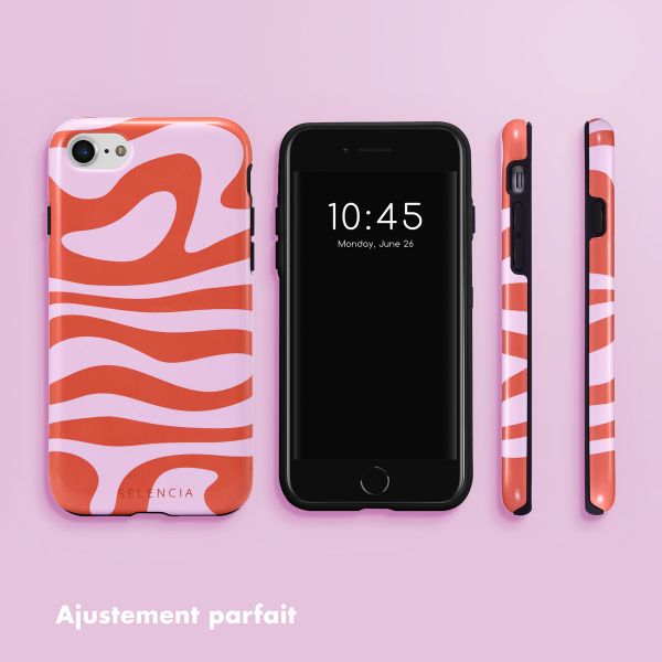 Selencia Coque arrière Vivid Apple iPhone SE (2022 / 2020) / 8 / 7 / 6(s) - Dream Swirl Pink