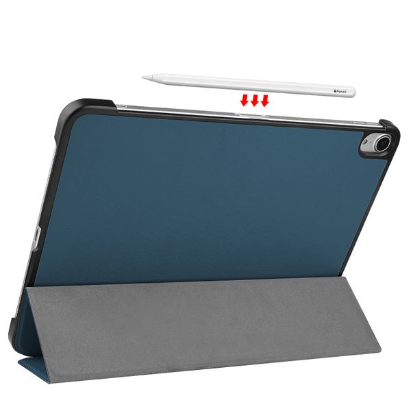 imoshion Coque tablette Trifold Apple iPad Air 11 pouces (2025) M3 / (2024) M2 / Air 5 (2022) / Air 4 (2020) - Vert foncé