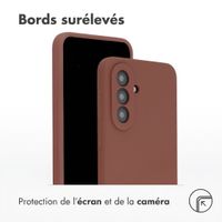Accezz Coque Liquid Silicone Samsung Galaxy A57 (5G) - New Tea Brown
