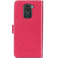 Etui de téléphone Fleurs de Trèfle Xiaomi Redmi Note 9