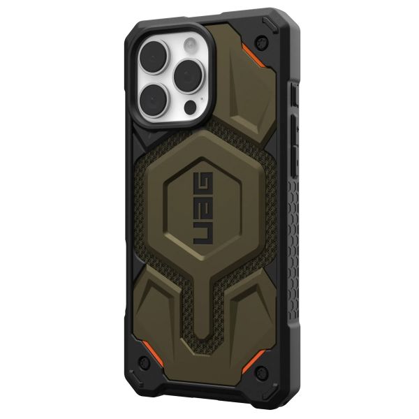 UAG Coque arrière Monarch Pro Apple iPhone 16 Pro Max - Kevlar Element Green