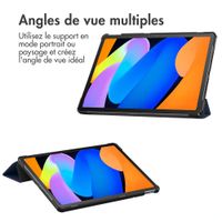 imoshion Coque tablette Trifold Lenovo Idea Tab - Bleu foncé