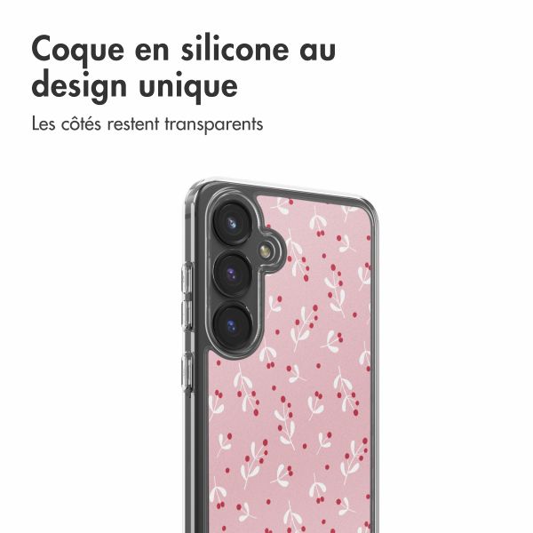 imoshion Coque Design Samsung Galaxy S24 FE - Berries Blush