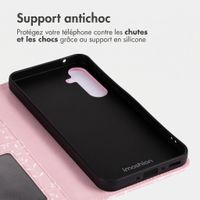 imoshion Étui de télephone portefeuille Design Samsung Galaxy A35 - Pink Bazaar Flowers