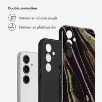 Selencia Coque arrière Vivid Samsung Galaxy A35 - Chic Marble