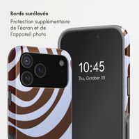 Selencia Coque arrière Vivid Apple iPhone 17 Pro Max - Dream Swirl Chocolate