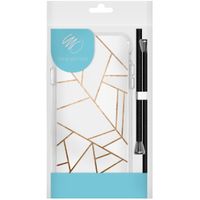 imoshion Coque Design avec cordon Samsung Galaxy S21 - White Graphic