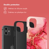 Selencia Coque arrière Vivid Tough iPhone 11 - Rosy Marble