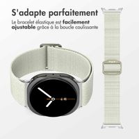 imoshion Bracelet en nylon élastique Samsung Galaxy Watch 8 (Classic) - 40 / 44 / 46mm - Beige