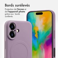 imoshion Coque Couleur avec MagSafe Apple iPhone 16 - Violet